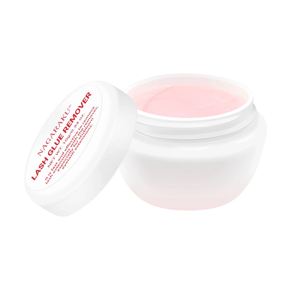 NAGARAKU Fast Remove Safe Eyelashes Glue Remover Eyelash Extension Remover Non-irritating Makeup Tool Lemon Strawberry Flavor