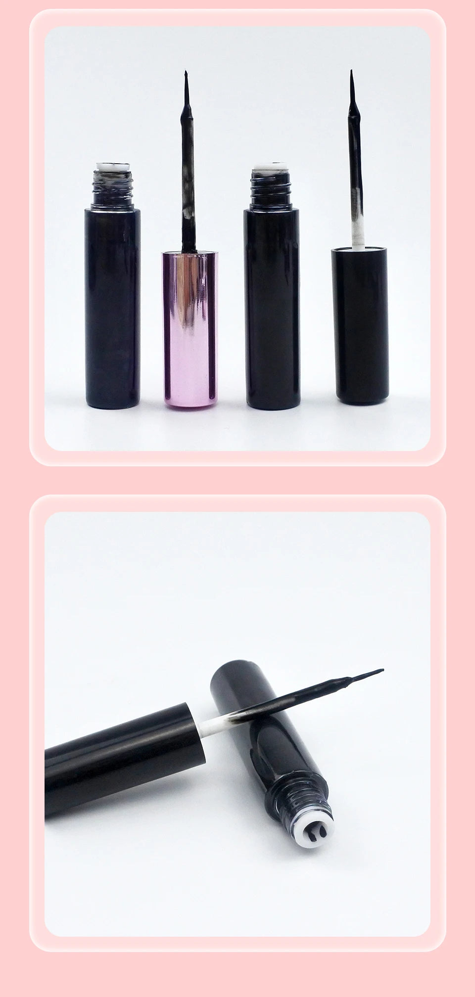Eyelashes Glue Black & White Waterproof Lash Glue Cosmetics Tools for Mink Lashes