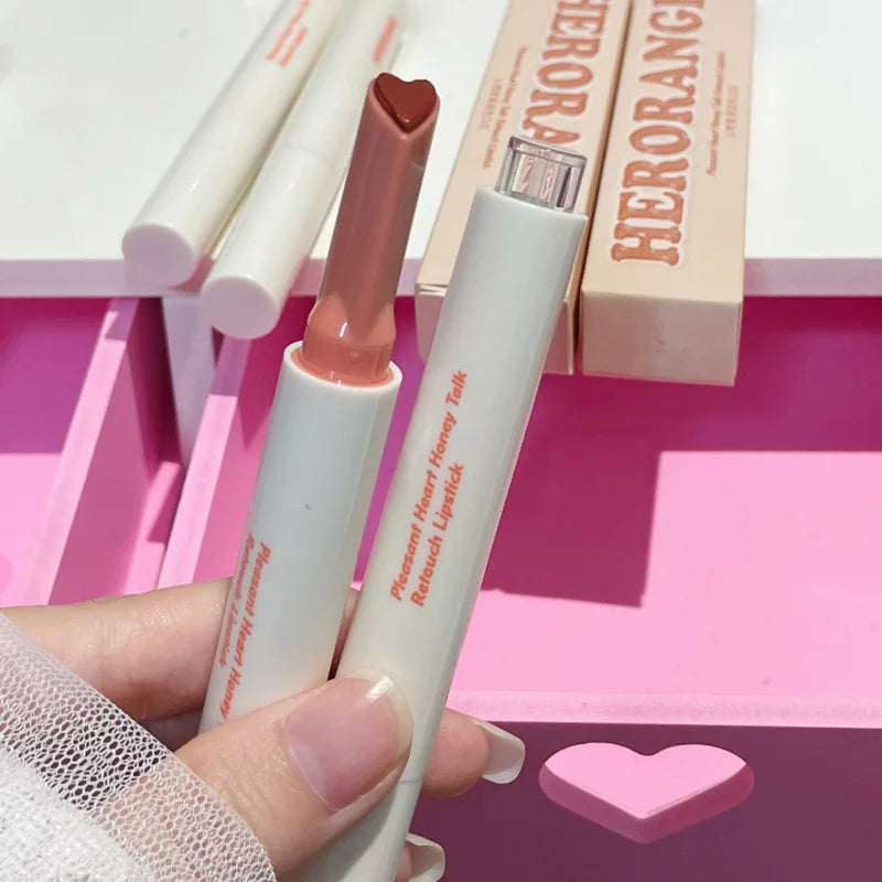Crystal Honey Solid Lip Glaze Nude Rose Brown Plumping Lip Gloss Moisturising Jelly Tinted Lip Balm Hydrating Black Tea Lipstick