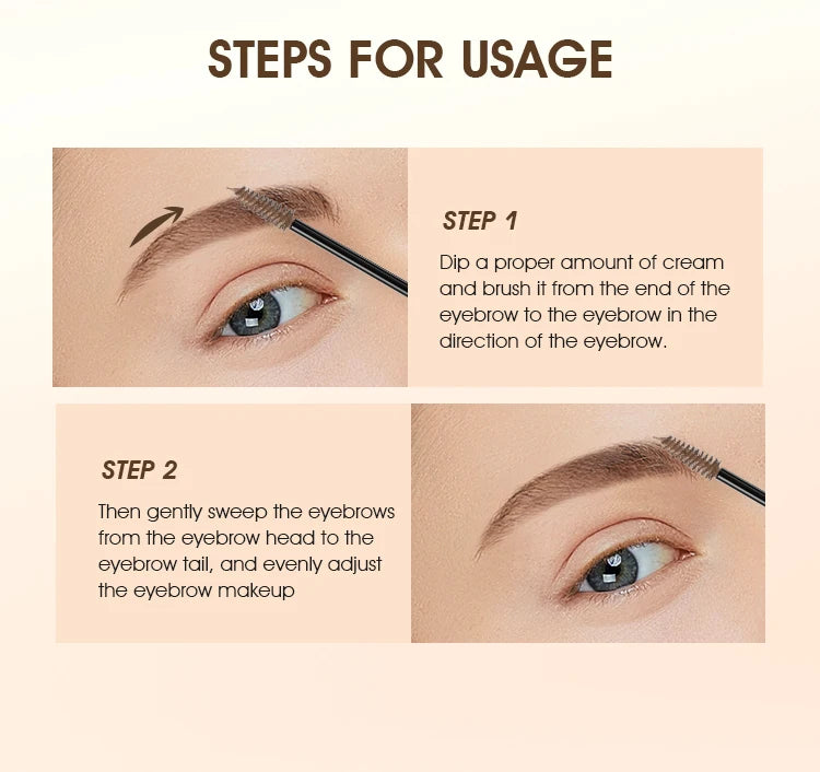 IMAGIC 6colors Durable Waterproof Eyebrow Dyeing Cream Eyebrow Shadow Makeup Beauty Tool Eyebrow Gel Enhancer Eyebrows