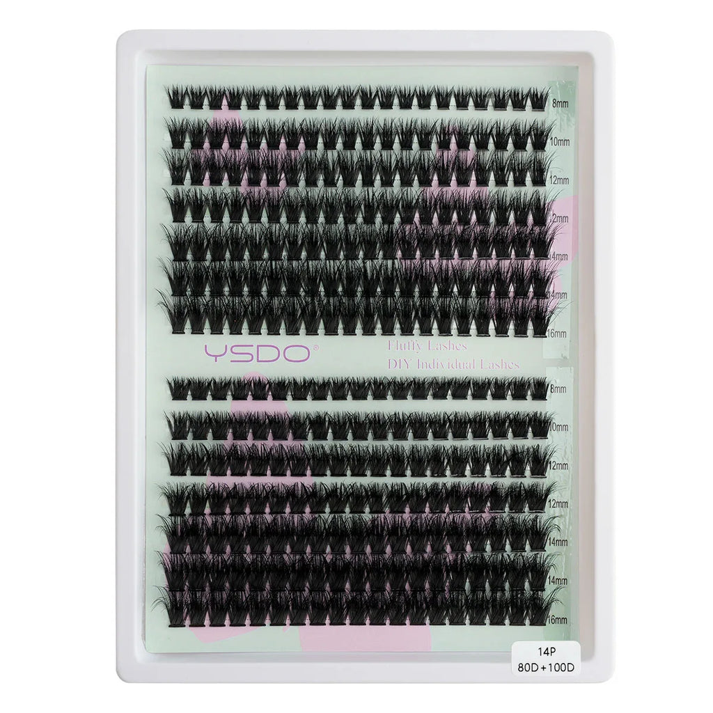 False Eyelashes Natural Manga Lashes Anime Eyelashes Large Capacity Eyelashes Extension Individual Eyelashes Handmade Eyelash