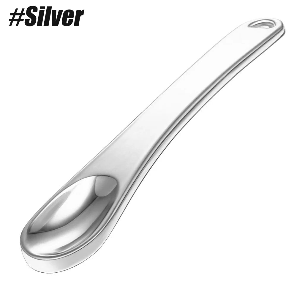 1Pcs Metal Makeup Spatula Mini Spoon Eye Cream Massage Sticks Beauty Scoop for Facial Cosmetic Face Cream Reduce Eye Wrinkles