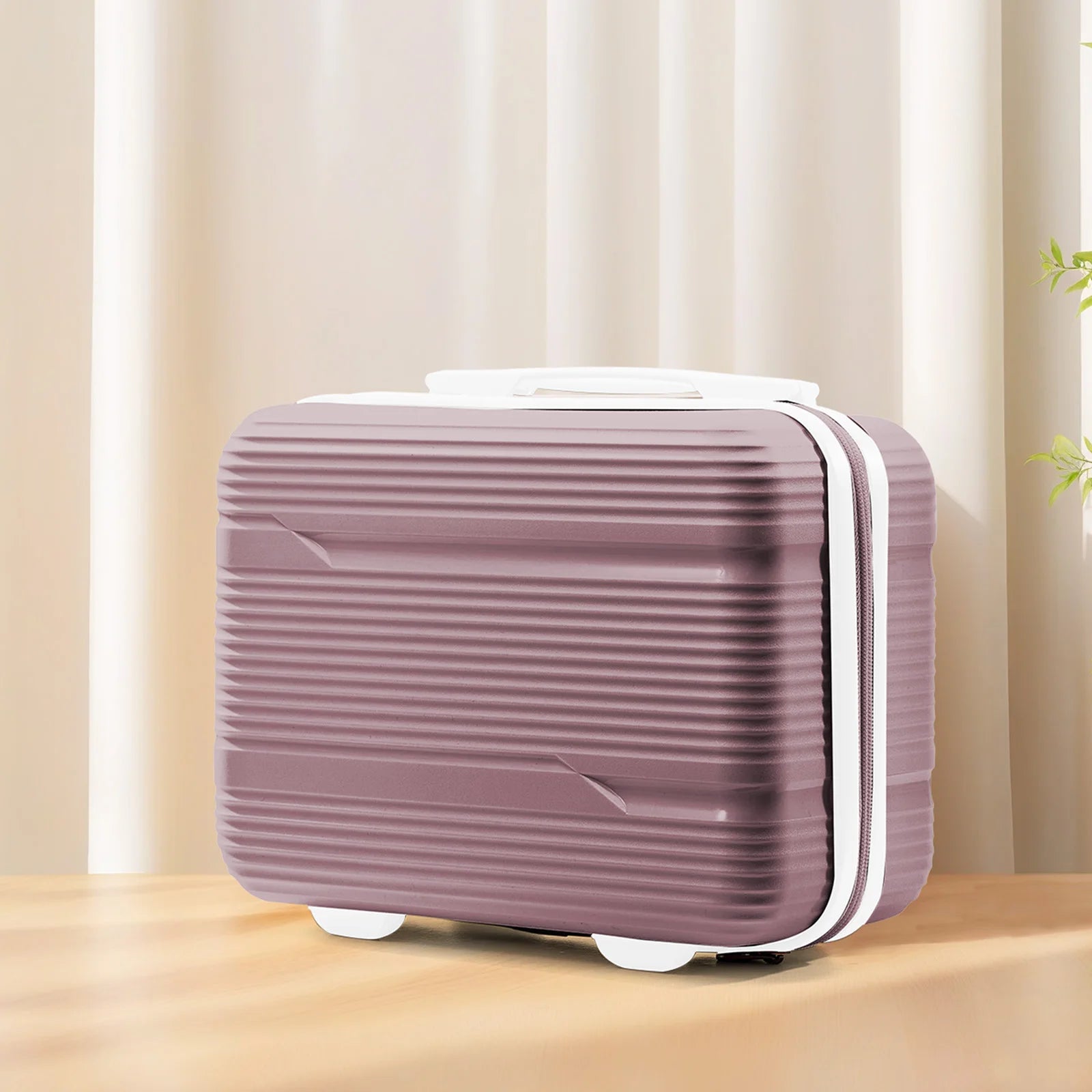 New 13-inch Travel Suitcase Small Carry Make-up Box Luggage Women Girl Mini Storage Handbag Lightweight Travel Case Boarding Bag