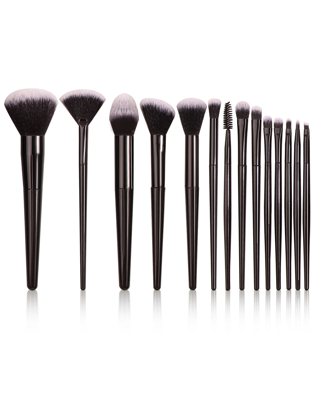 Black Makeup Brush Set Professional Super soft detail brush Blush Brush Foundation Concealer Eyeshadow Brush Women Beauty Tool