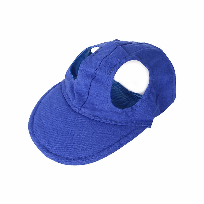 Summer Pet Baseball Cap Pet Hat With Ear Holes Sunscreen Dog Cap For Large Medium Small Dogs Outdoor Hiking Hat Pet Accessories