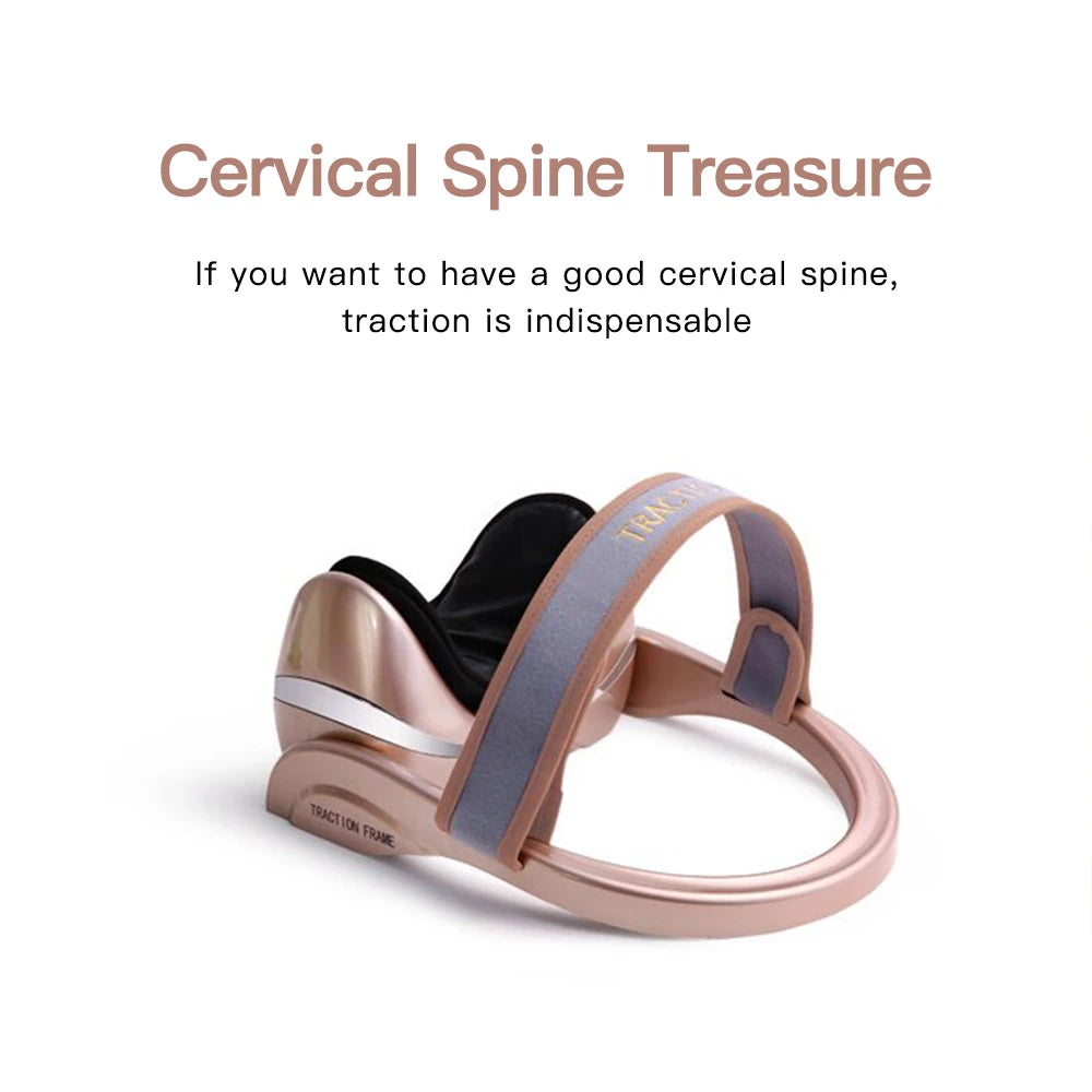Electric Neck Massager Infrared Heating Airbag Neck Traction Vibration Shoulder Cervical Spine Shoulder Support Massager