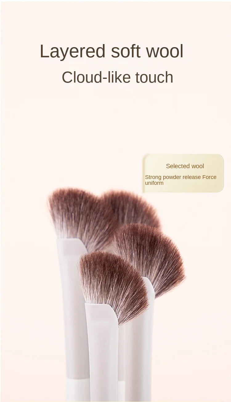 Fan Sector Nose Shadow Brush Angled Nose Alar Contour Smudge Highlighting Shadow Makeup Brushes Sickle Goat Hair Make up Brush