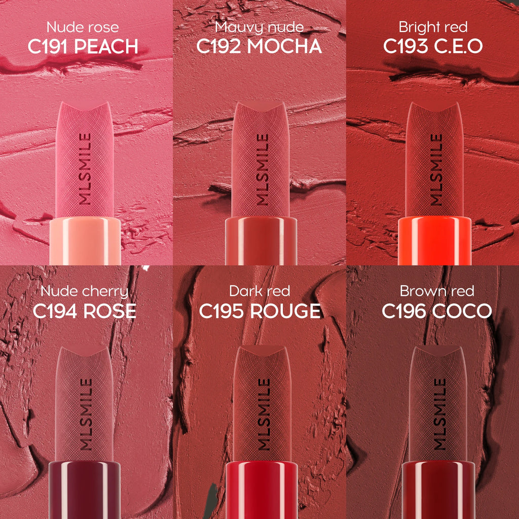 Velvety Matte Lipstick, Richly Pigmented With A Satin Finish Long-Lasting Matte Lip Gloss, Full Coverage Creamy Lipstick