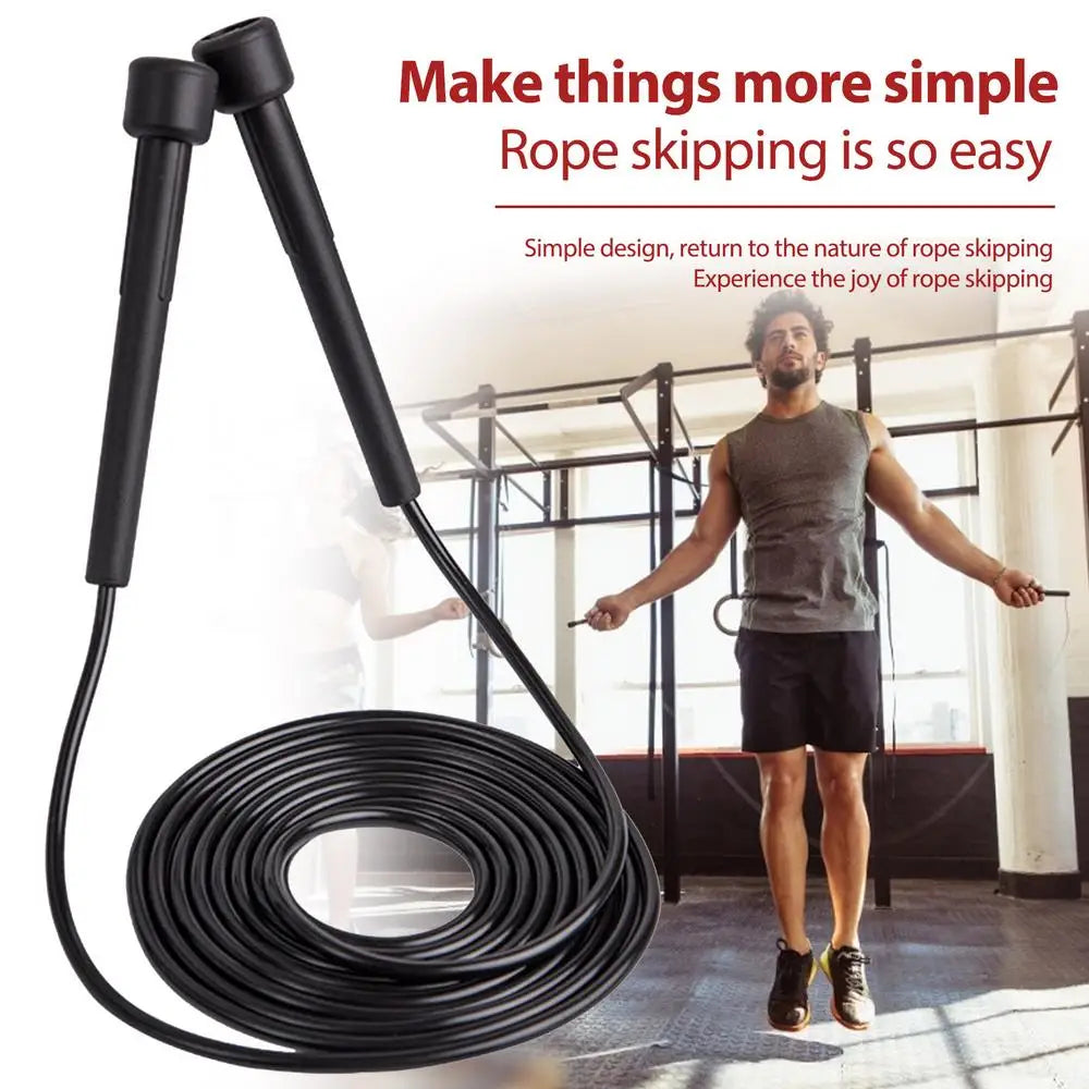 Speed Jump Rope Professional Men Women Gym PVC Jumping Skipping Rope Adjustable Fitness Equipment Muscle Boxing  Training