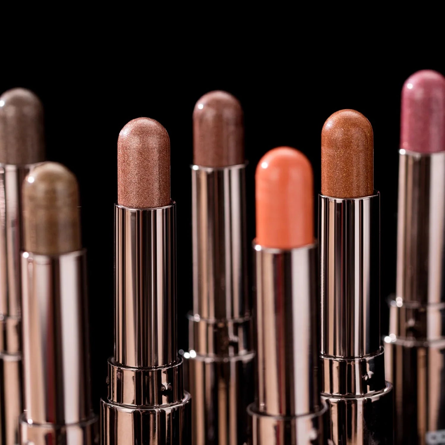10 Color Double Ended Eye Shadow Stick With Sponge Brush Pearlescent Lasting Eyeshadow Pen Contouring Portable Makeup Cosmetics