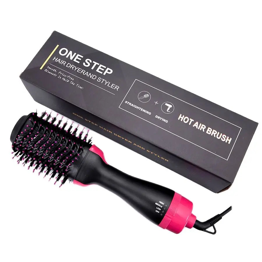 Hair Dryer Brushes For Women Blow Drying Travel Hair Dryer Straightener Curler Massager One Step Volumizer Hot-Air Hair Brushes