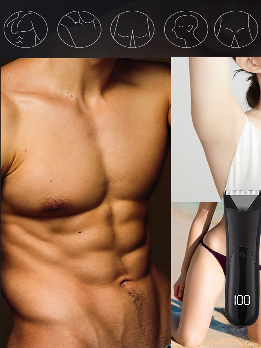 Man Body Hair Trimmer Epilator Groin Trimer For Man Beard Shaver Chest  Hair Epilator Armpit Hair Shaver Arms Legs Hair Razors