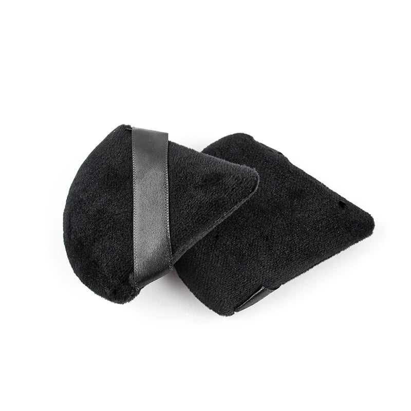 Triangle Velvet Powder Puff 1/2/3/6Pcs Face Mini Make Up Sponges Reusable Washable Cosmetic Eye Beauty Makeup Tool Accessories