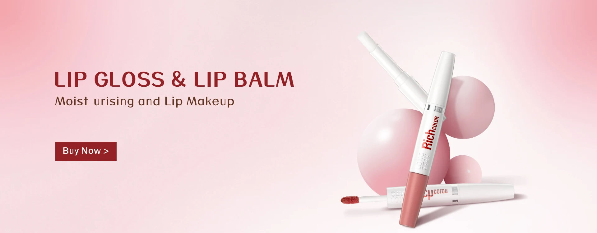 Mirror Lip Gloss Temperature Color Change Lipstick Lasting Moisturizing Glitter Lipstick Gloss Pearlescent Pink Clear Lip Glaze