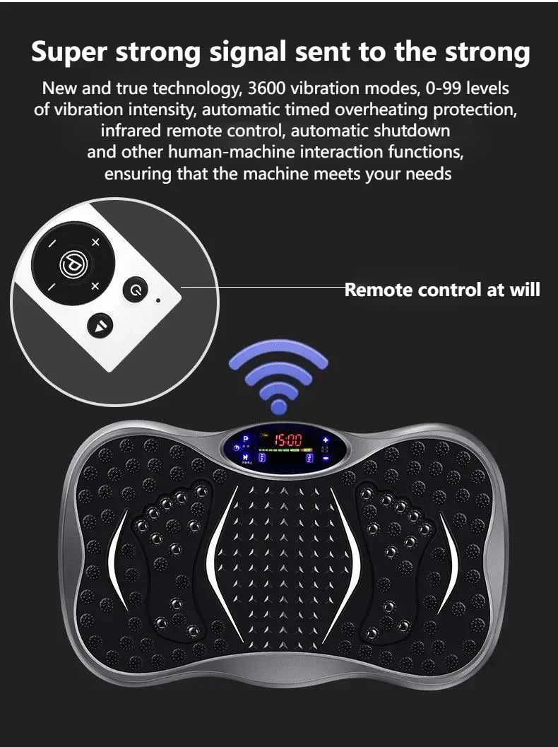 Home Fitness Fat Slinger Shaping And Weight Loss Station Vertical Vibration Machine Portable Fitness Equipment