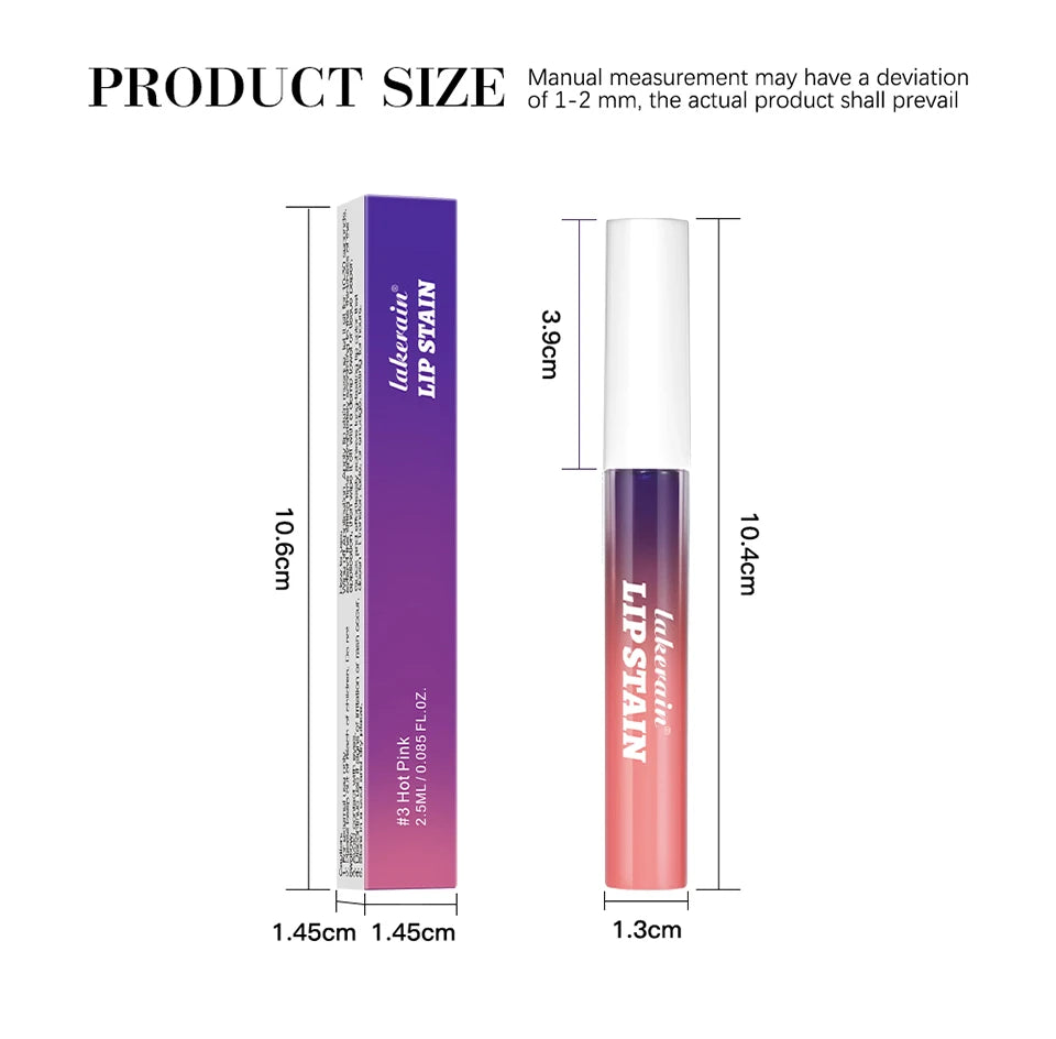 3 Colors Waterproof Peel-off Liquid Lipstick Lasting Moisturizer Lip Gloss No Fading Sexy Lip Gloss Tattoo Dyed Lip Cosmetics