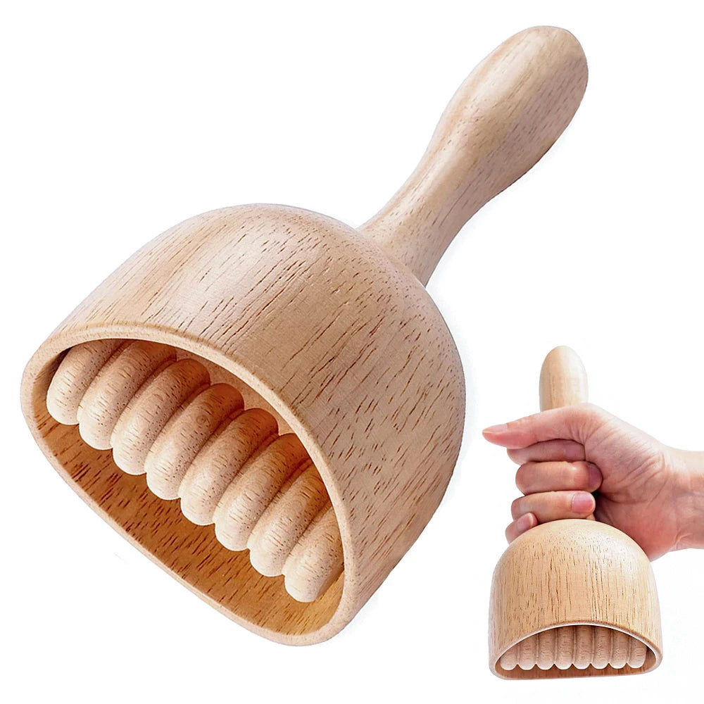 Wood Therapy Massage Roller Stick Wood Massage Cup Wooden Lymphatic Drainage Gua Sha Tool Body Shaping Muscle Massage Relaxation