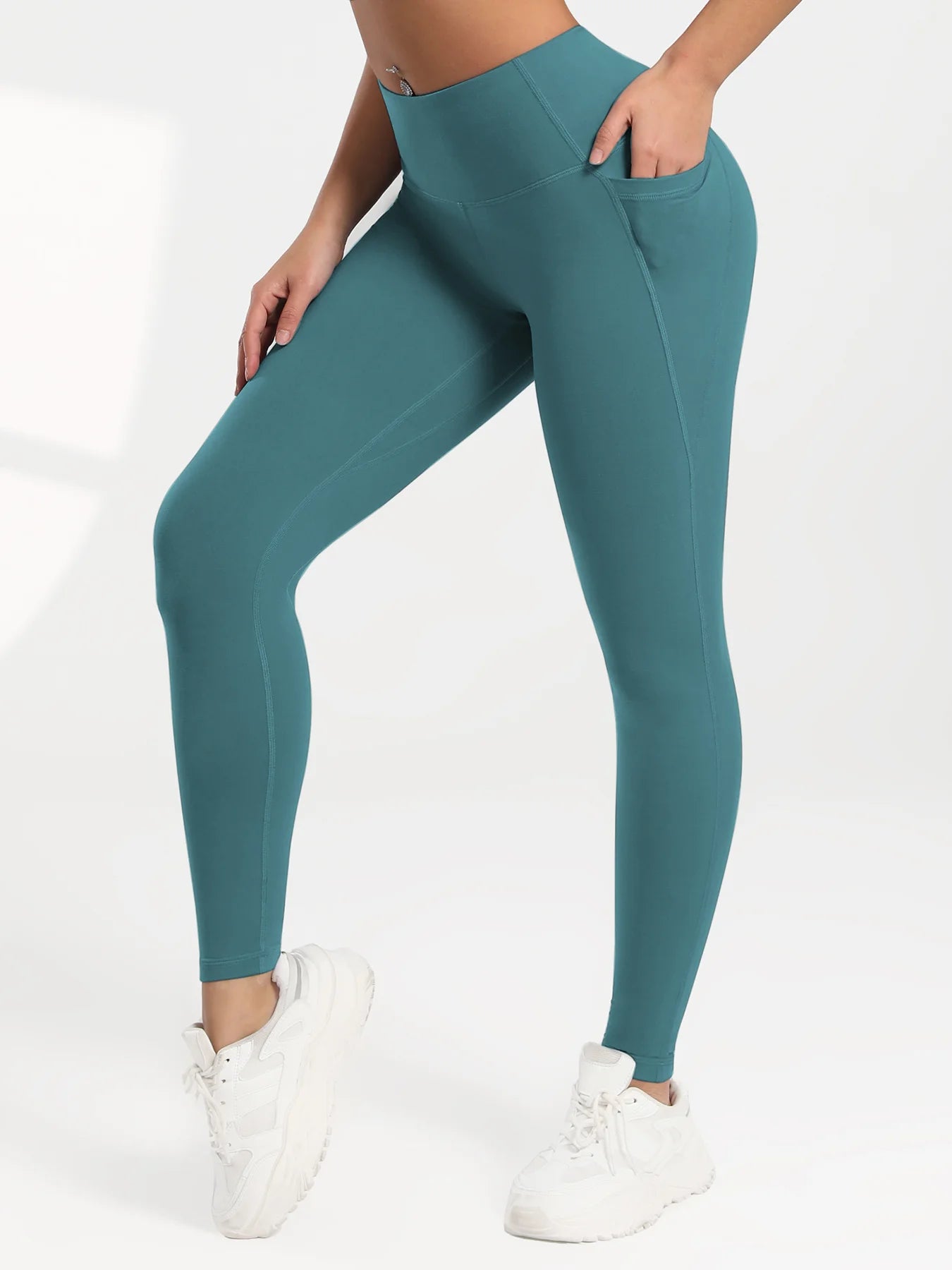 S-2XL Pocket Yoga ,High Waist And Hip Lifting , Sports And Fitness Women's Leggings, Directly Sold By Manufacturers