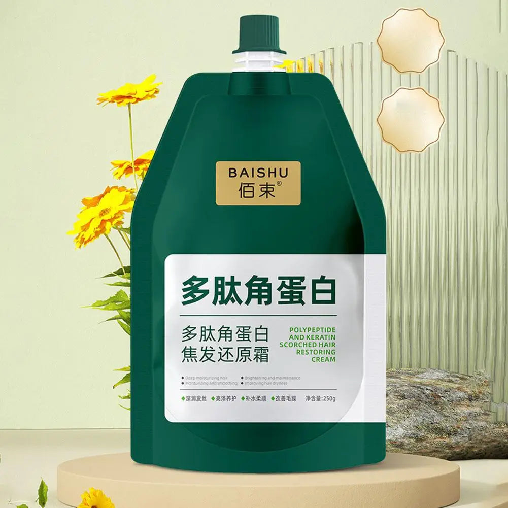 2024 Keratin Hair Cream Polypeptide Keratin Hydrating Smoothing Hair Damage Repair Cream For Smoothing Hair Repair Cream