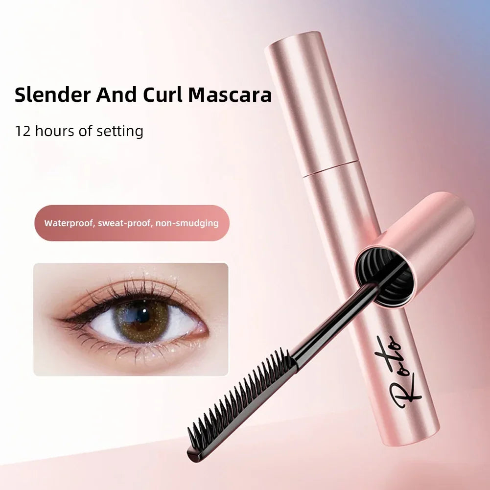 Black Mascara Eyelashes Mascara Silky Eyelashes Lengthening Eyelashes Makeup Waterproof Mascara Volume Eye Cosmetics
