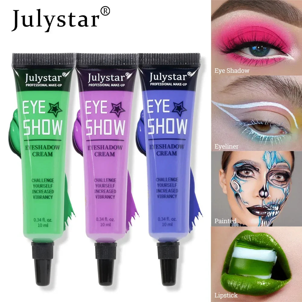 Colored Waterproof Long-lasting Non-smudge Matte Liquid Eyeshadow Cream Sweatproof Nude White Purple Blue Eye Makeup Cosmetics