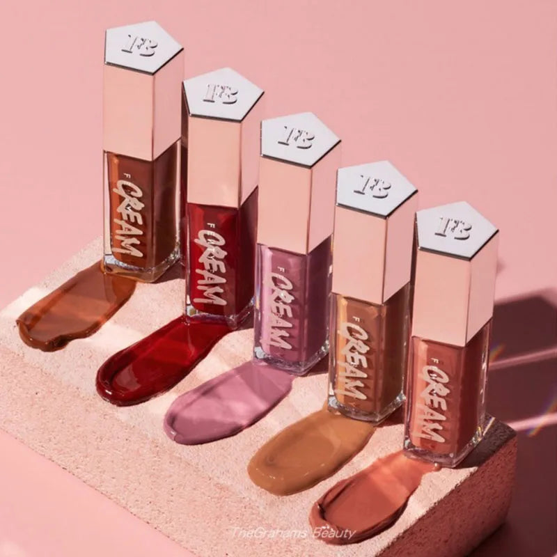 Fenty Beauty Gloss Bomb Lip Glaze Multi-color Moisten Shine Glitter Lip Plumper Makeup Beginner Liquid Lipstick Makeup Cosmetics