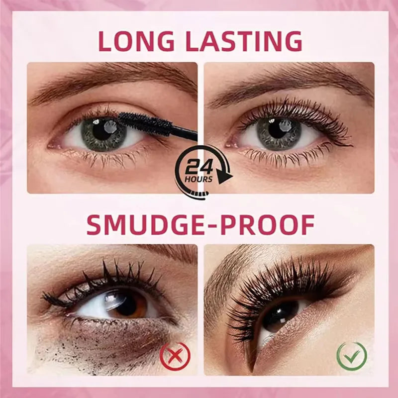 Eyelashes Lengthening Mascara Waterproof Long Lasting Silky Lash Black Eyelashes Extension Make Up Beauty Eye Korean Cosmetic