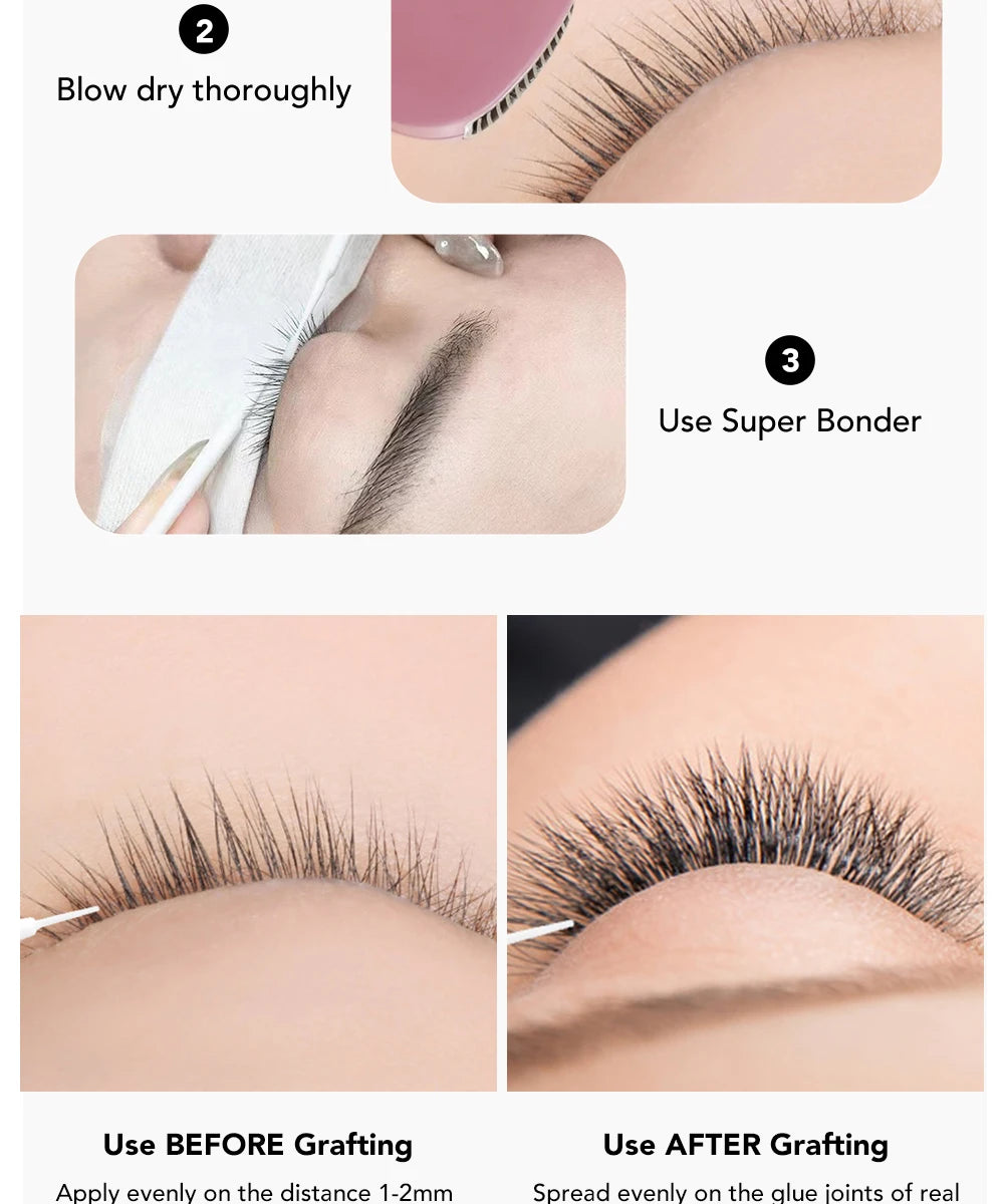 NATUHANA  Lashes Super Bonder For Eyelash Extension Quick Drying Long Last Grafting Eyelash Glue EyelashesAdhesive Suppliers