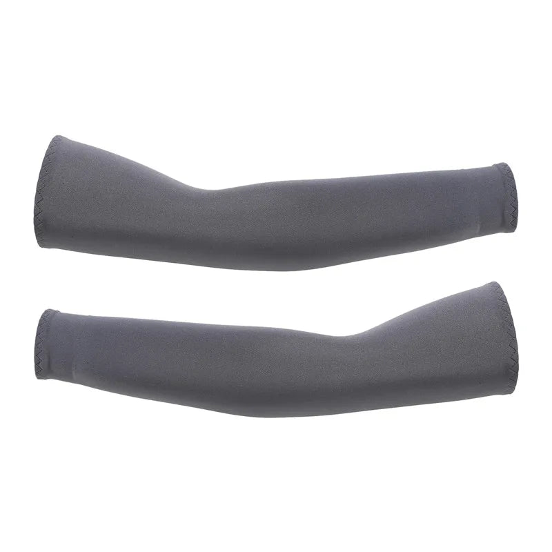 Arm Sleeves Ice Fabric Breathable Quick Dry Running Sportswear Sun UV Protection Long Arm Cover Cycling Arm Sleeves