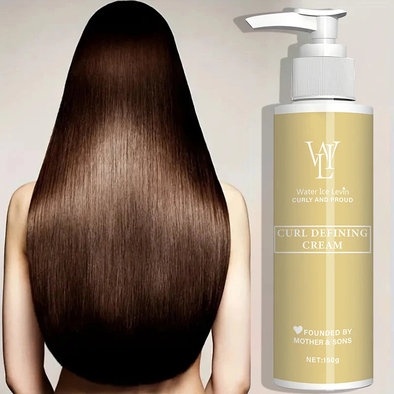 Curly Hair Enhancement Cream Contains Natural Shea Butter - Moisturizing and Styling for Curly Hair, Curly Hair and Waves - Repair Dry and Damaged Hair for Women