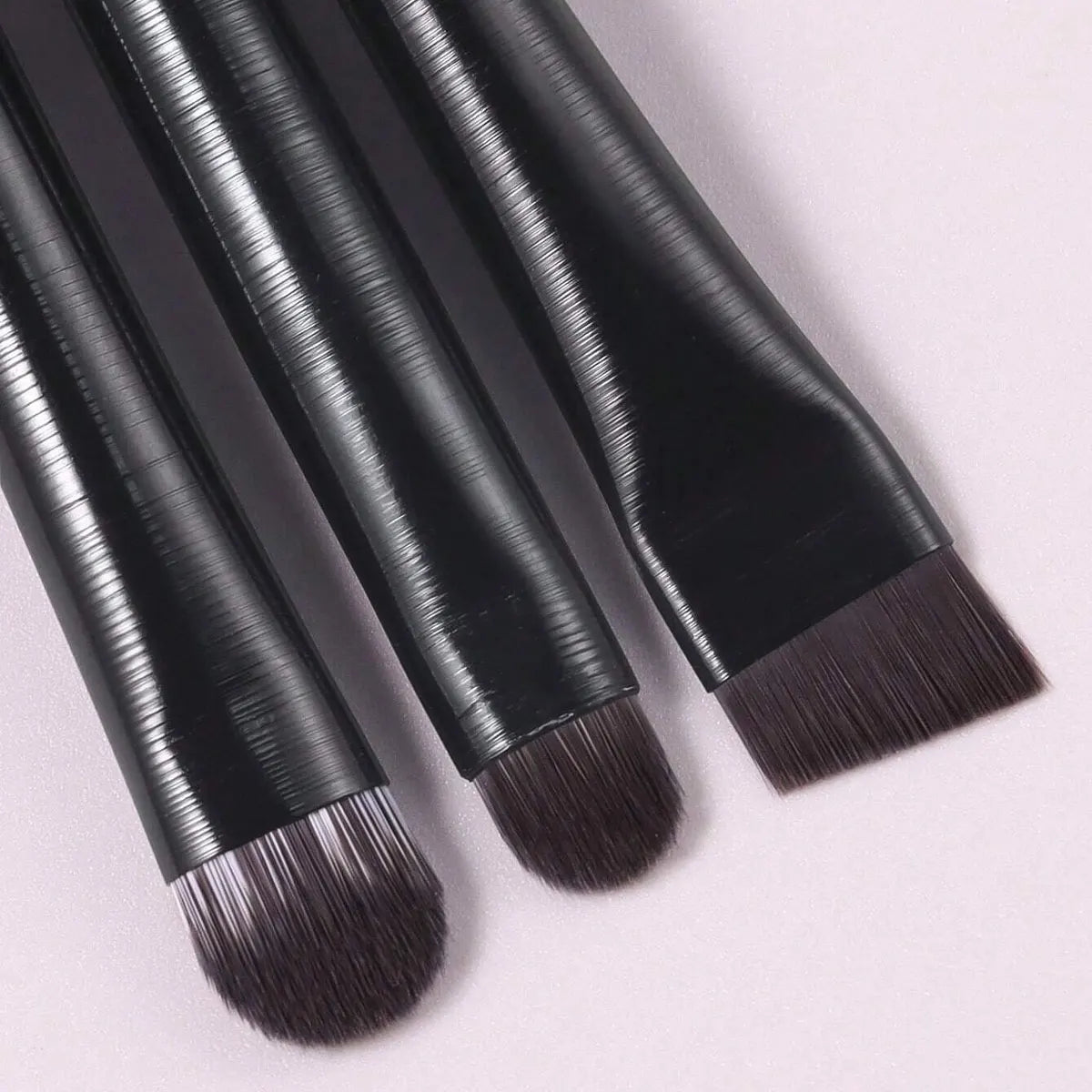 8pcs/Set Black Portable Eye Shadow Makeup Brush Kit