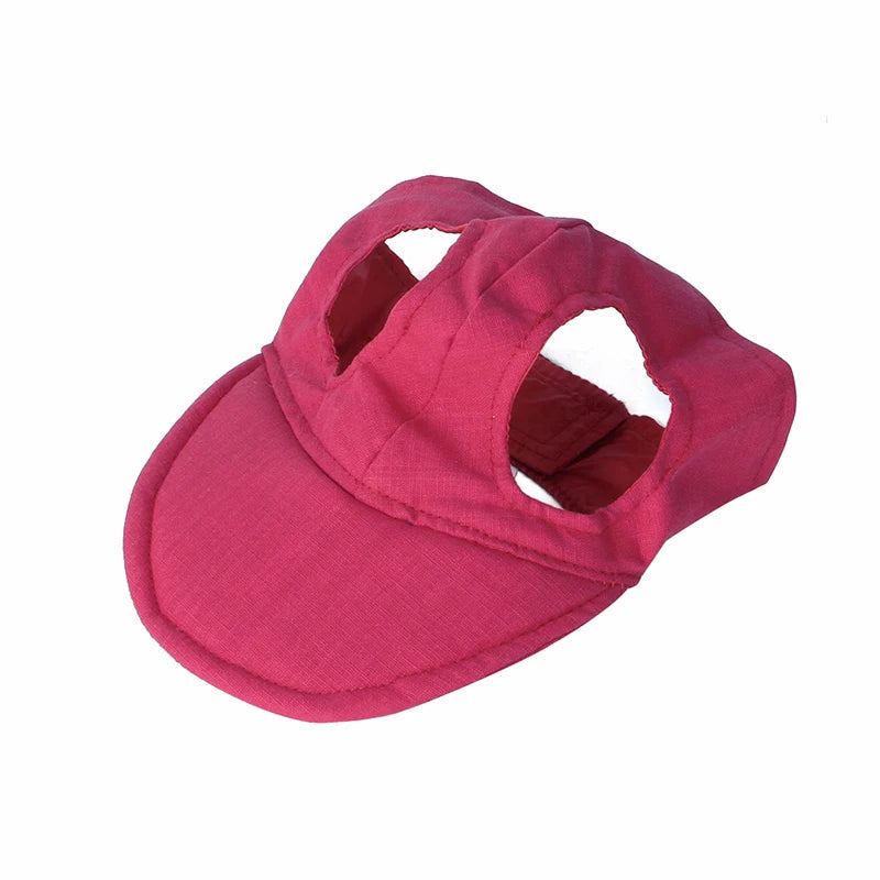 Summer Pet Baseball Cap Pet Hat With Ear Holes Sunscreen Dog Cap For Large Medium Small Dogs Outdoor Hiking Hat Pet Accessories