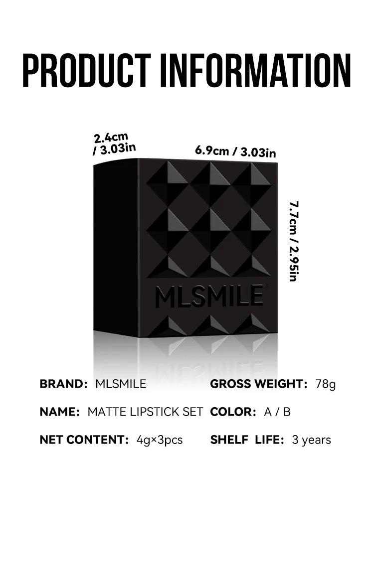 Velvety Matte Lipstick, Richly Pigmented With A Satin Finish Long-Lasting Matte Lip Gloss, Full Coverage Creamy Lipstick