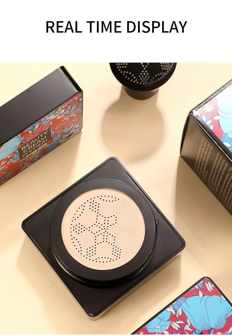 BB Cream Mushroom Head Air Cushion Powder Puff Moisturizing Brightening Foundation Concealer CC Cream Base Makeup Cosmetics