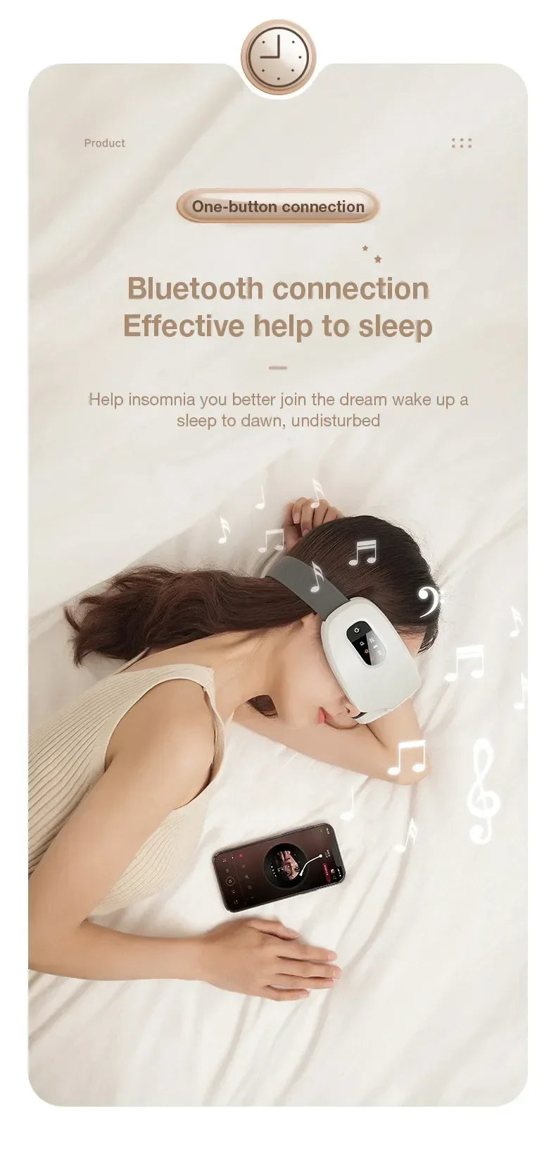 4D Eye Massager Smart Airbag Vibration Electric Eye Massage Instrument Eyes Care Glasses Beauty With Bluetooth Music Health Care
