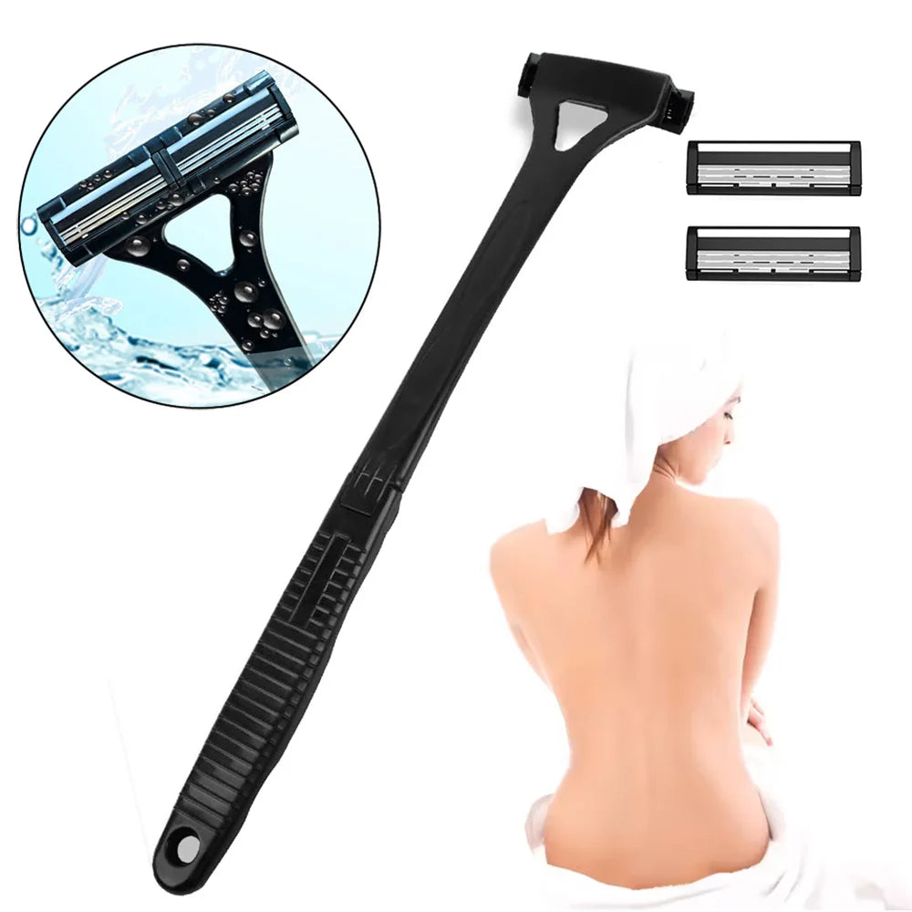 Razor Men Back Shaver Male Machine Hair Shaver Safety Long Handle Foldable Trimmer Body Leg Handle Removal Shaving Razor Tool