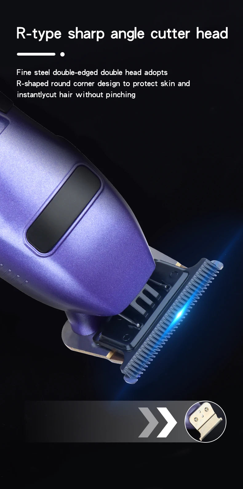 Hair Clipper Electric Hair Trimmer for Men Wireless Barber Trimmer Electric Shaver Professional Men's Hair Cutting Machine