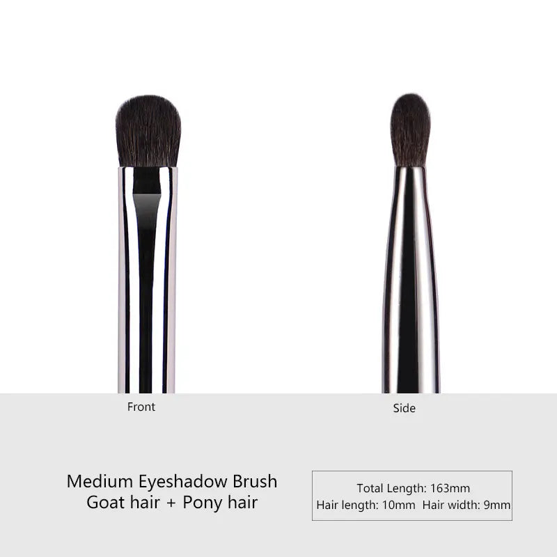 1pc High end Animal Hair Detail Eyeshadow Makeup brushes Highlight Make up brushes Eye Shadow Conceal Ebony Handle pencil beauty