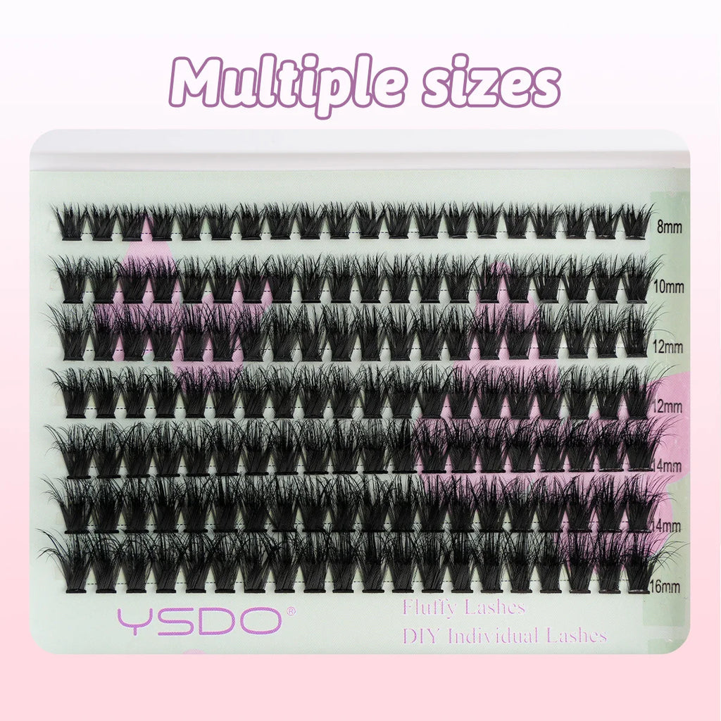 False Eyelashes Natural Manga Lashes Anime Eyelashes Large Capacity Eyelashes Extension Individual Eyelashes Handmade Eyelash