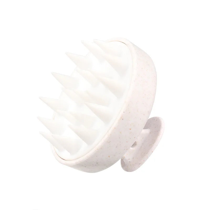 Silicone Scalp Scrubber Hair Shampoo Brush, Head Scrubber Hair Wash Brush Cleansing Dandruff Brush
