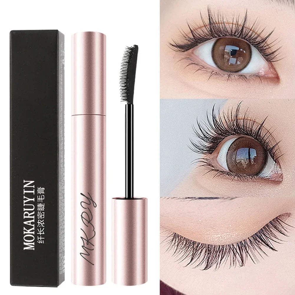 Black Mascara Eyelashes Mascara Silky Eyelashes Lengthening Eyelashes Makeup Waterproof Mascara Volume Eye Cosmetics