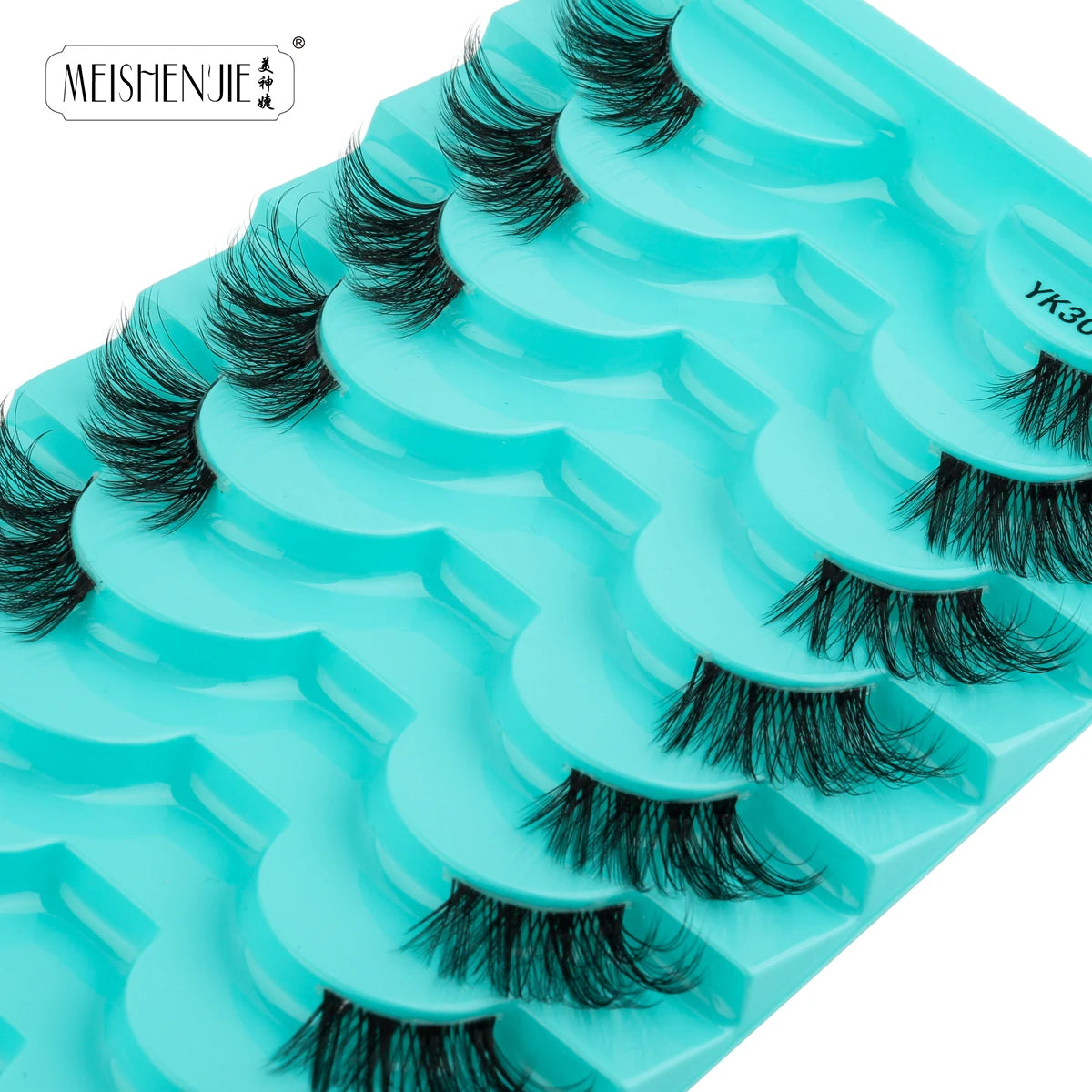 Fake Eyelashes Hot 3/10 Pairs Half Lashes Cat Eye Natural Long Fluffy 3D Mink Lashes Handmade Make up Tools maquillaje Faux Cils