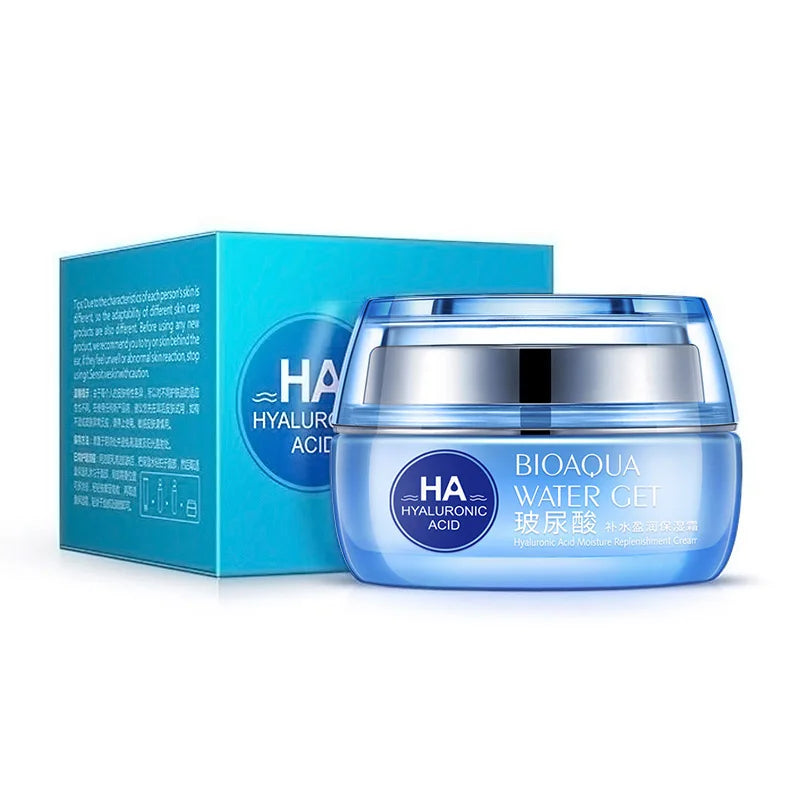 BIOAQUA Hyaluronic Acid Facial Care Face Cream Eye Cream Anti Eyes Bag Moisturizing Firming Day Creams Skin Care Kit