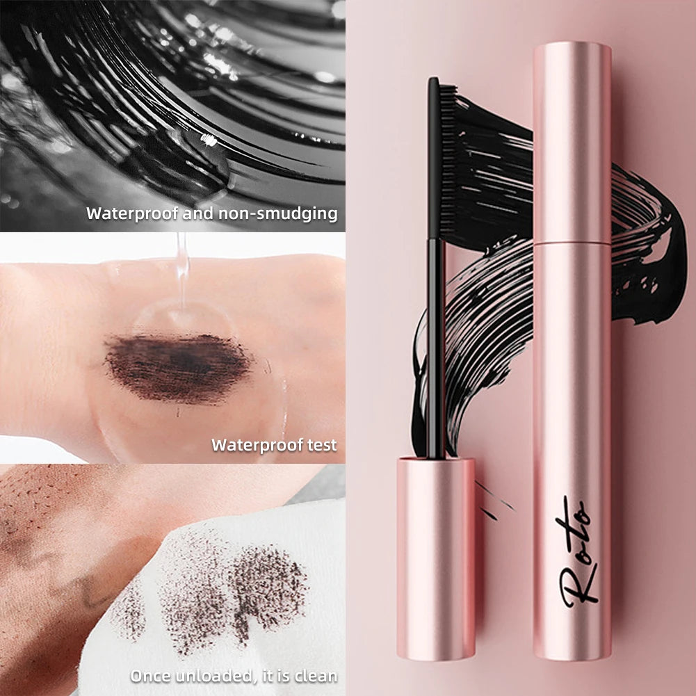 Black Mascara Eyelashes Mascara Silky Eyelashes Lengthening Eyelashes Makeup Waterproof Mascara Volume Eye Cosmetics