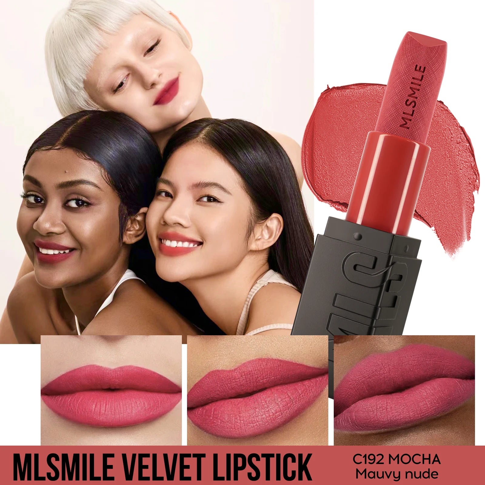 Velvety Matte Lipstick, Richly Pigmented With A Satin Finish Long-Lasting Matte Lip Gloss, Full Coverage Creamy Lipstick