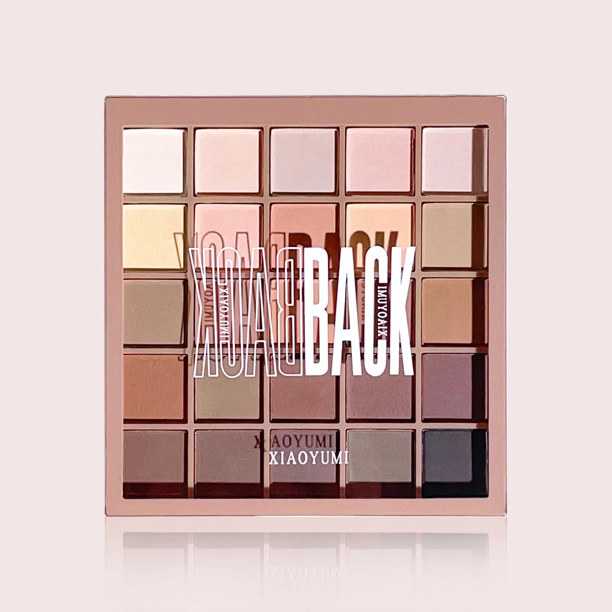 Eyeshadow palette in 25 colors, matte brown nude multi-color eyeshadow, high color rendering, waterproof and sweatproof, daily e