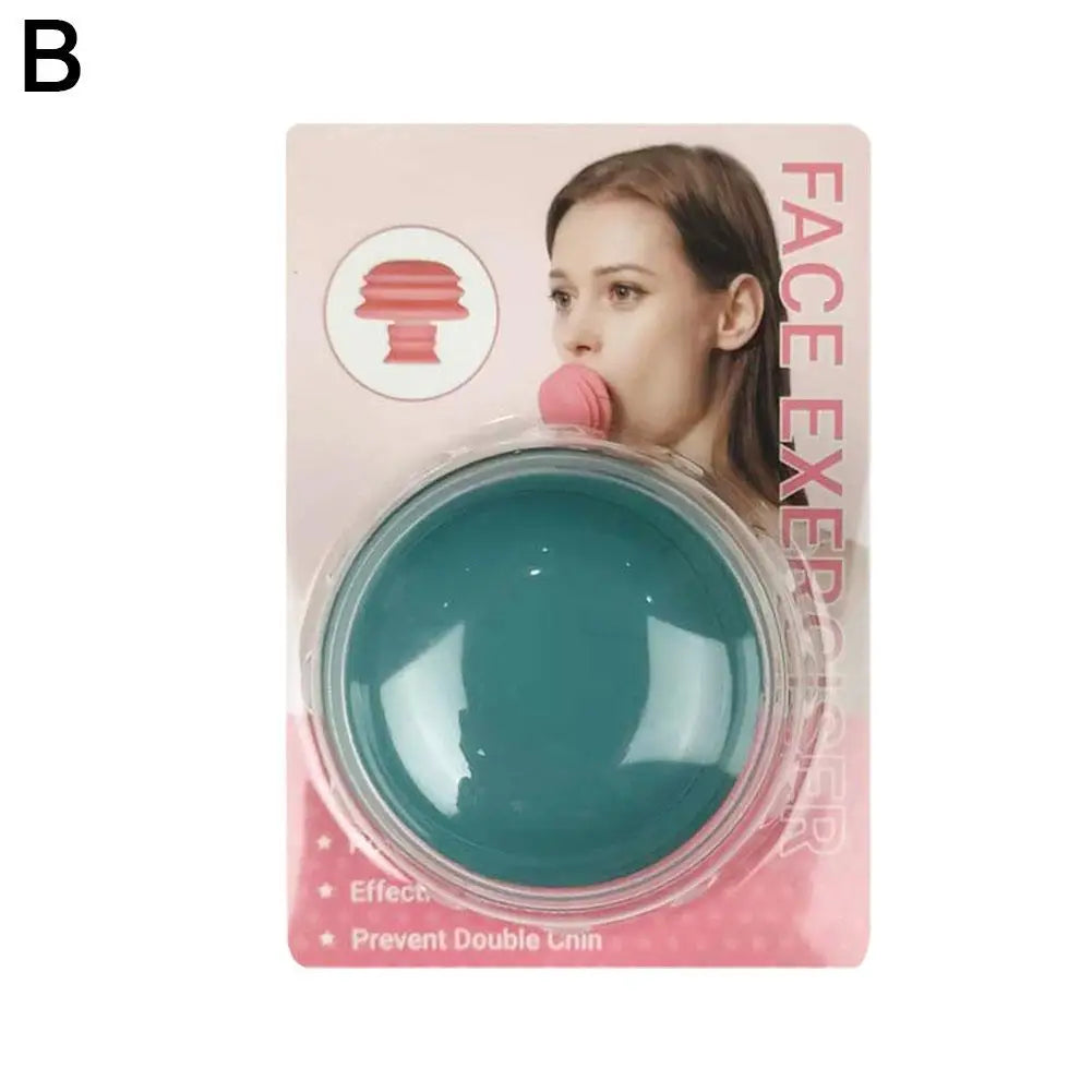Face Jaw Exerciser Slimmer Jaw Face Neck Toning Exerciser,Facial Yoga Skin Tighten Firm, Double Chin Breathing Exercise Device
