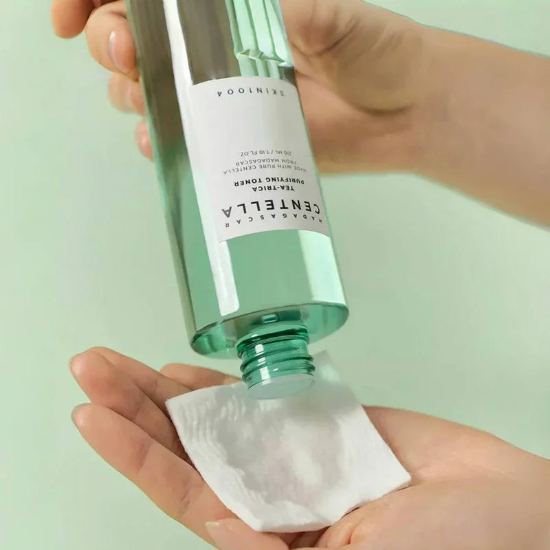 Korean Centella Tea-Trica BHA Foam Cleanser Purifying Toner Face Ampoule Serum and B5 Cream Relief Skincare Beauty Products Set