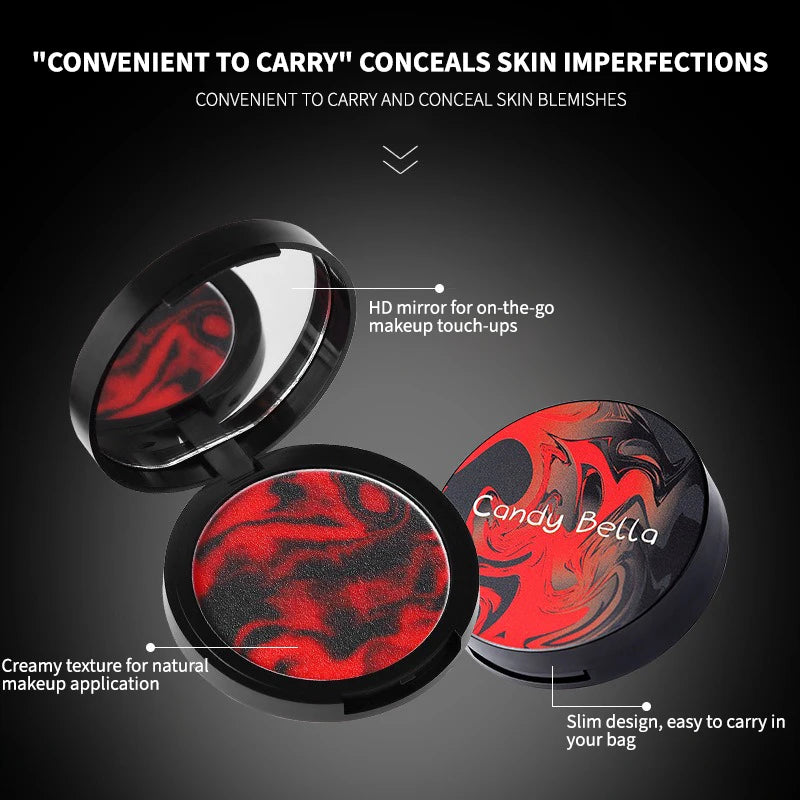 Red Oil-control Setting Powder Skin-friendly Natural Transparent Face Long Lasting Contouring Matte Compact Powder Cosmetics