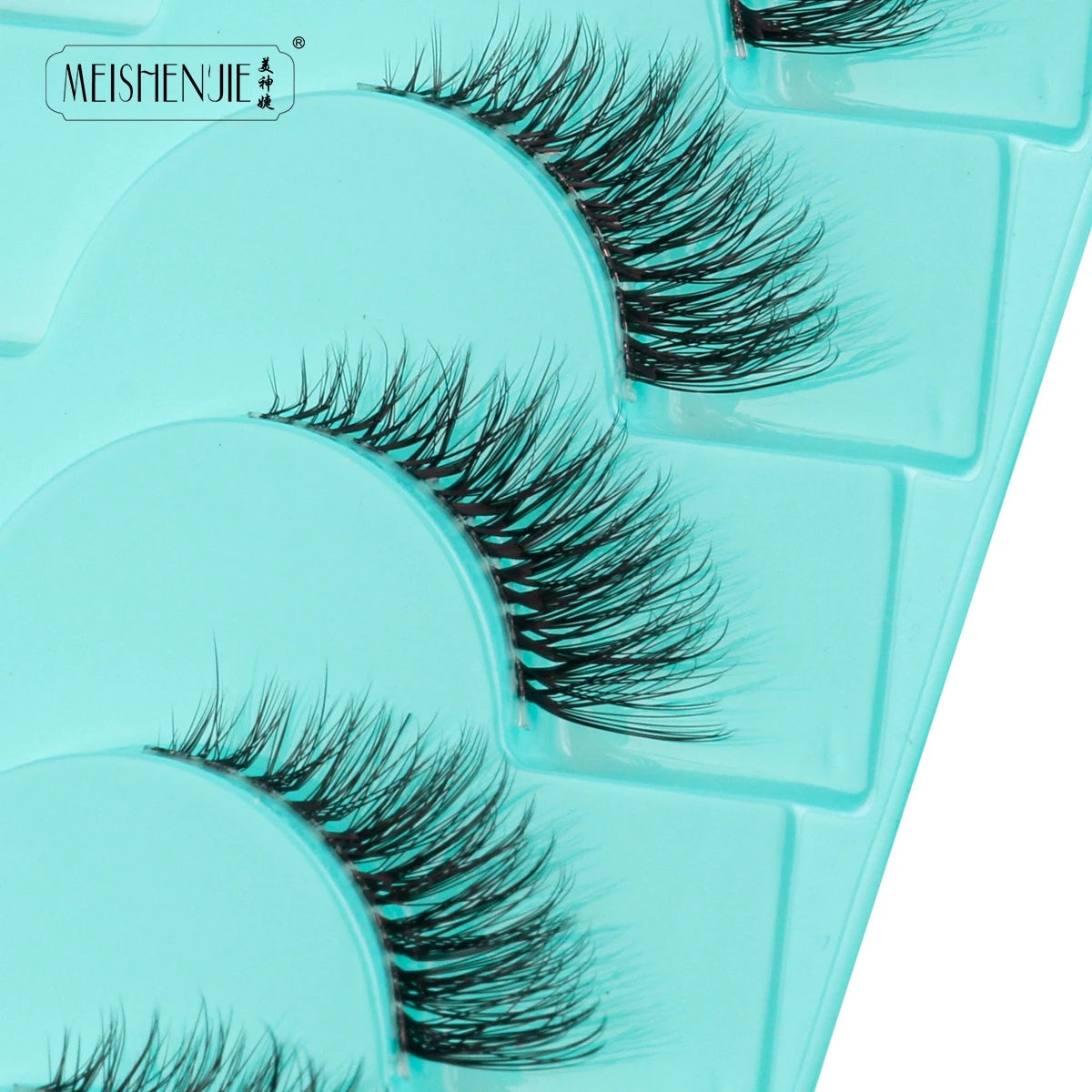 Fake Eyelashes Hot 3/10 Pairs Half Lashes Cat Eye Natural Long Fluffy 3D Mink Lashes Handmade Make up Tools maquillaje Faux Cils